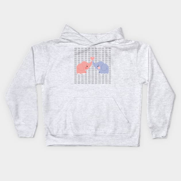 BB Elephant Kids Hoodie by UnderDesign